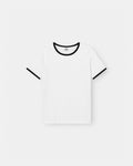 Contrast Baby Tee Hvid