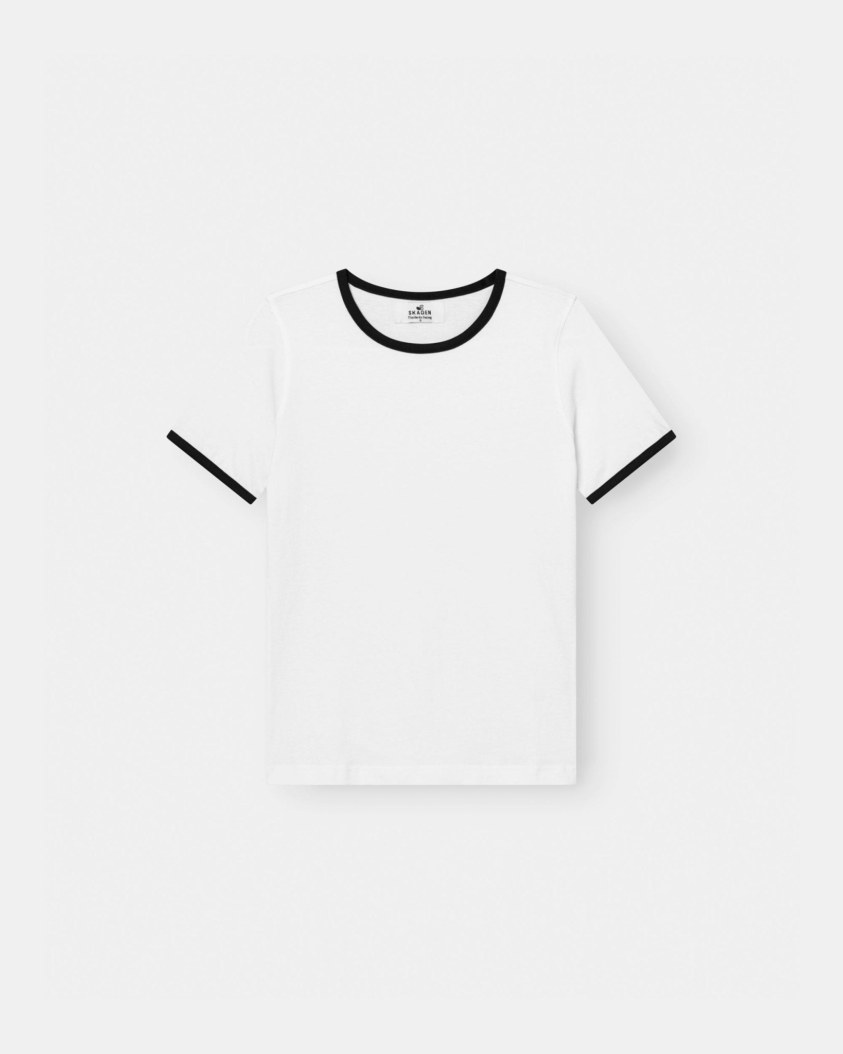 Contrast Baby Tee Hvid
