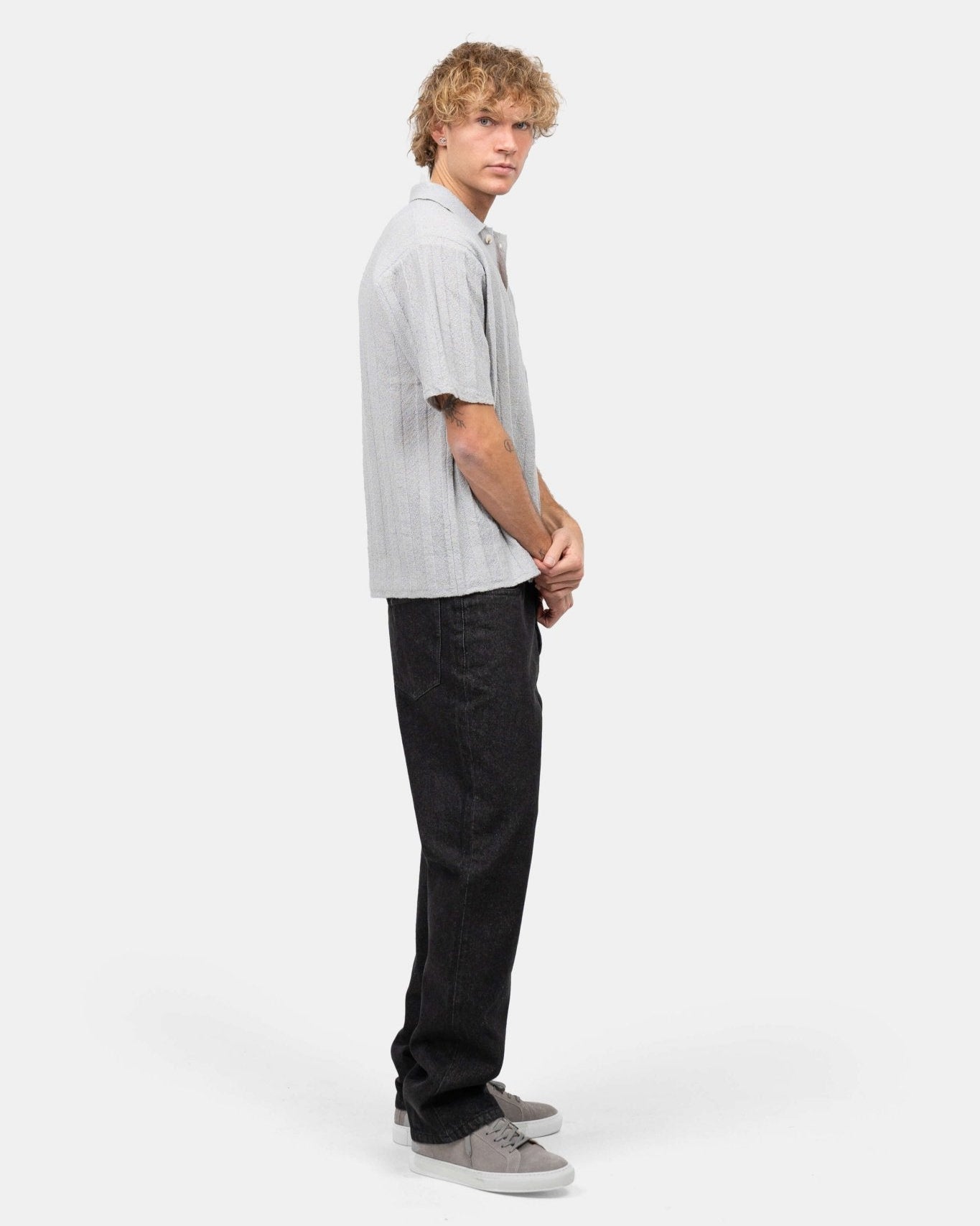 Regular Denim Jeans Black