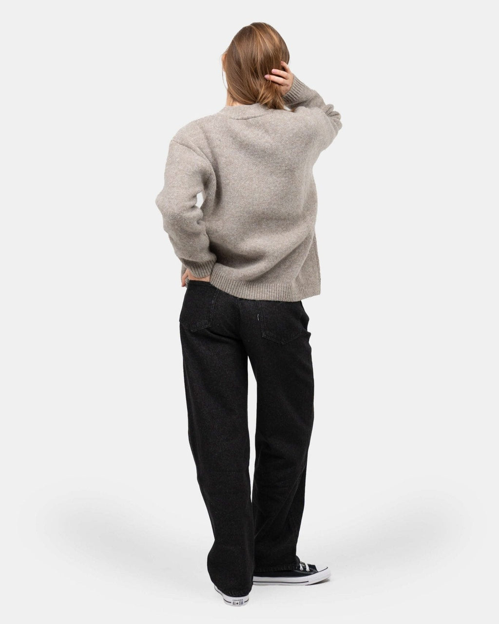 Regular Denim Jeans Black
