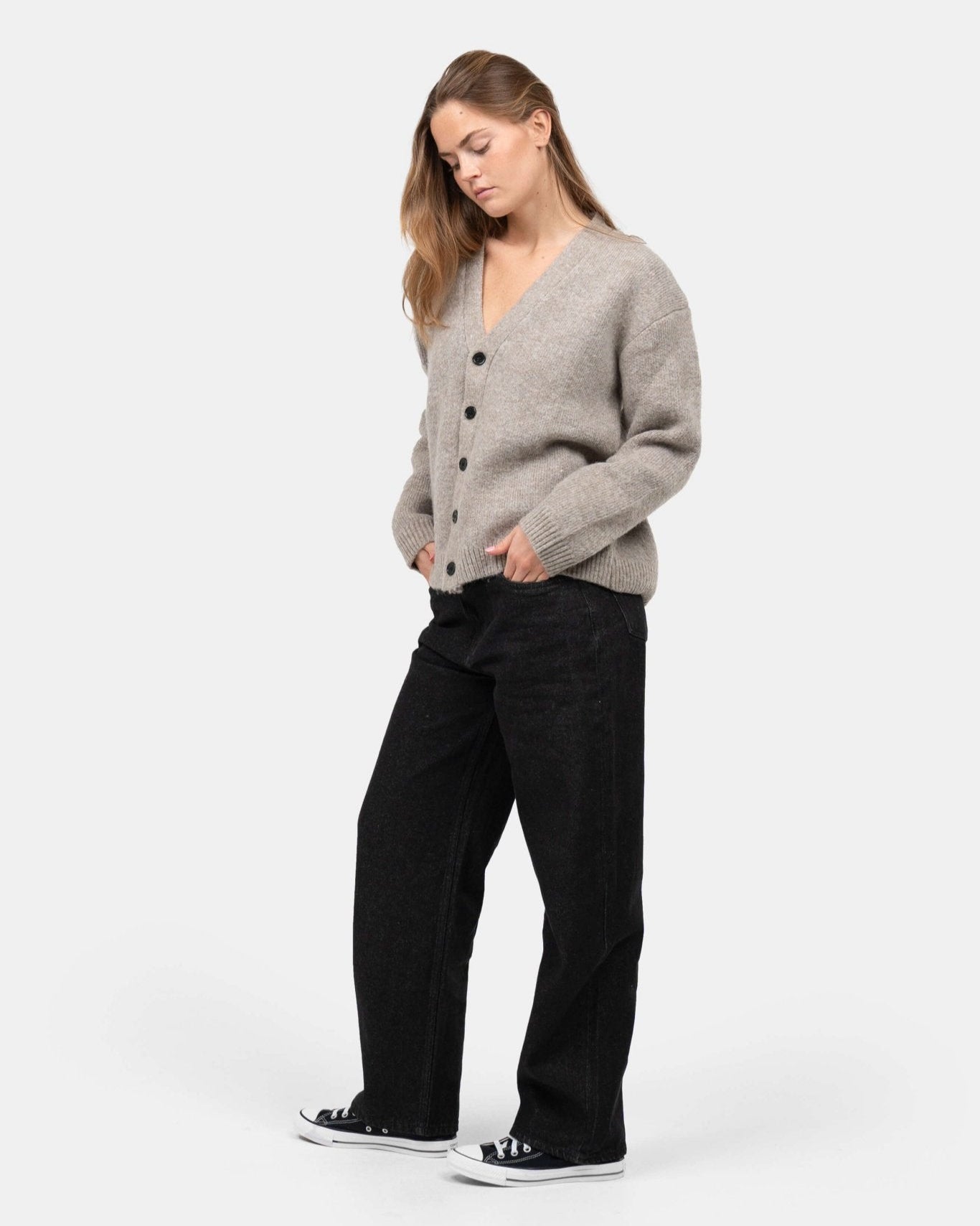Regular Denim Jeans Black