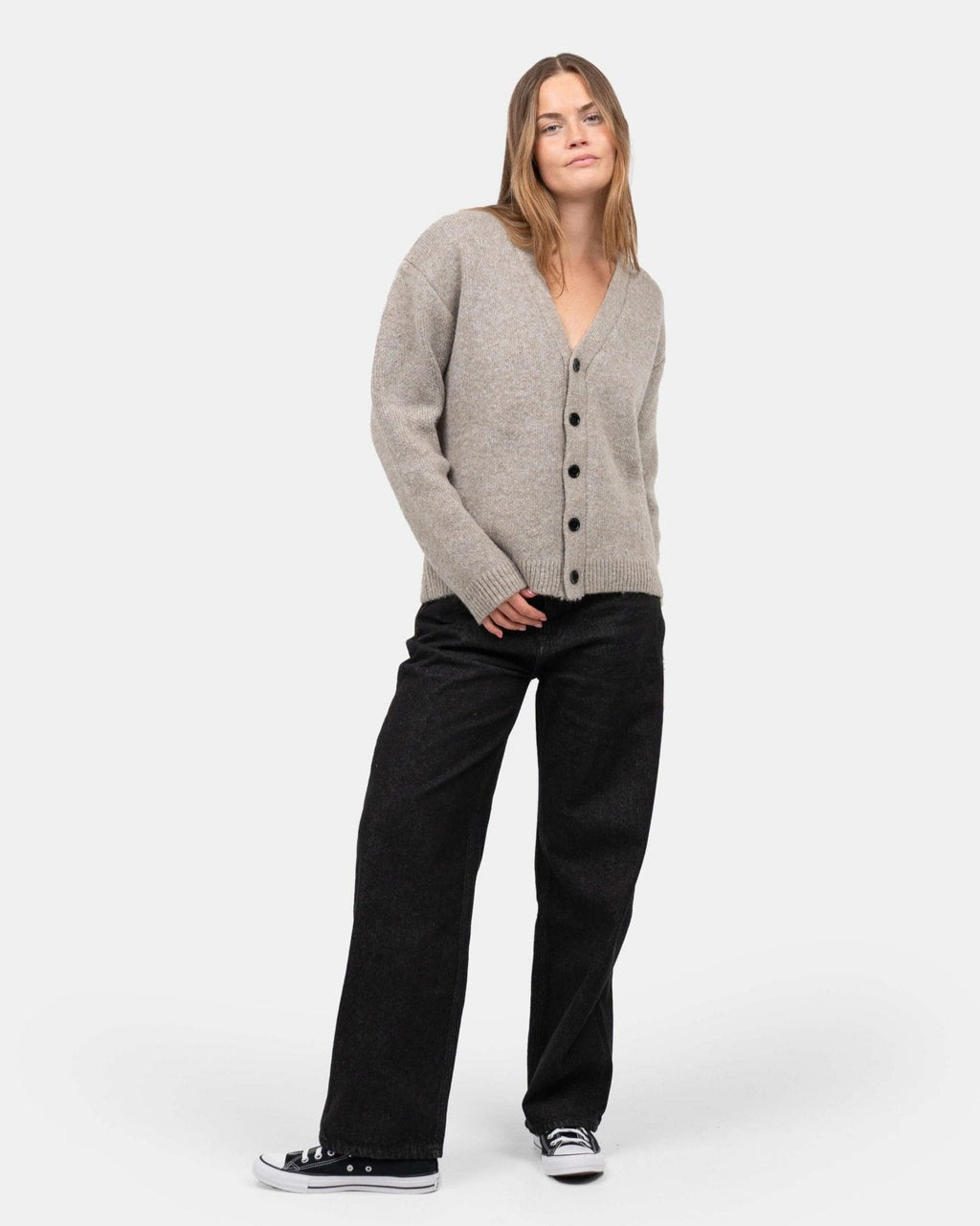 Regular Denim Jeans Black