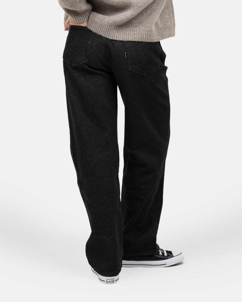 Regular Denim Jeans Black