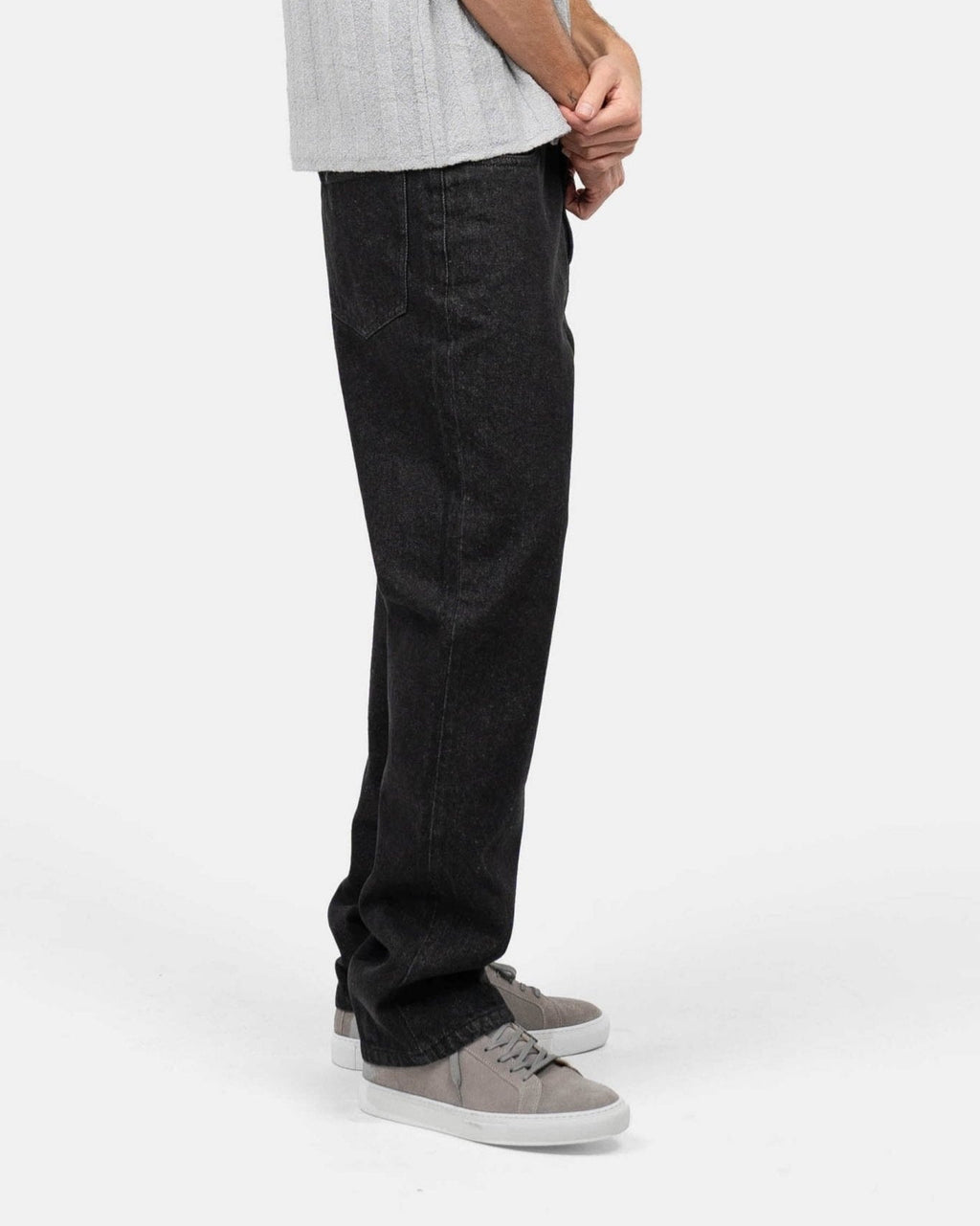Regular Denim Jeans Black