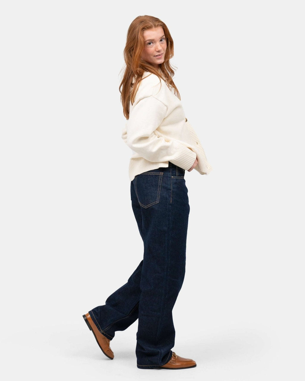 Regular Denim Jeans Indigo