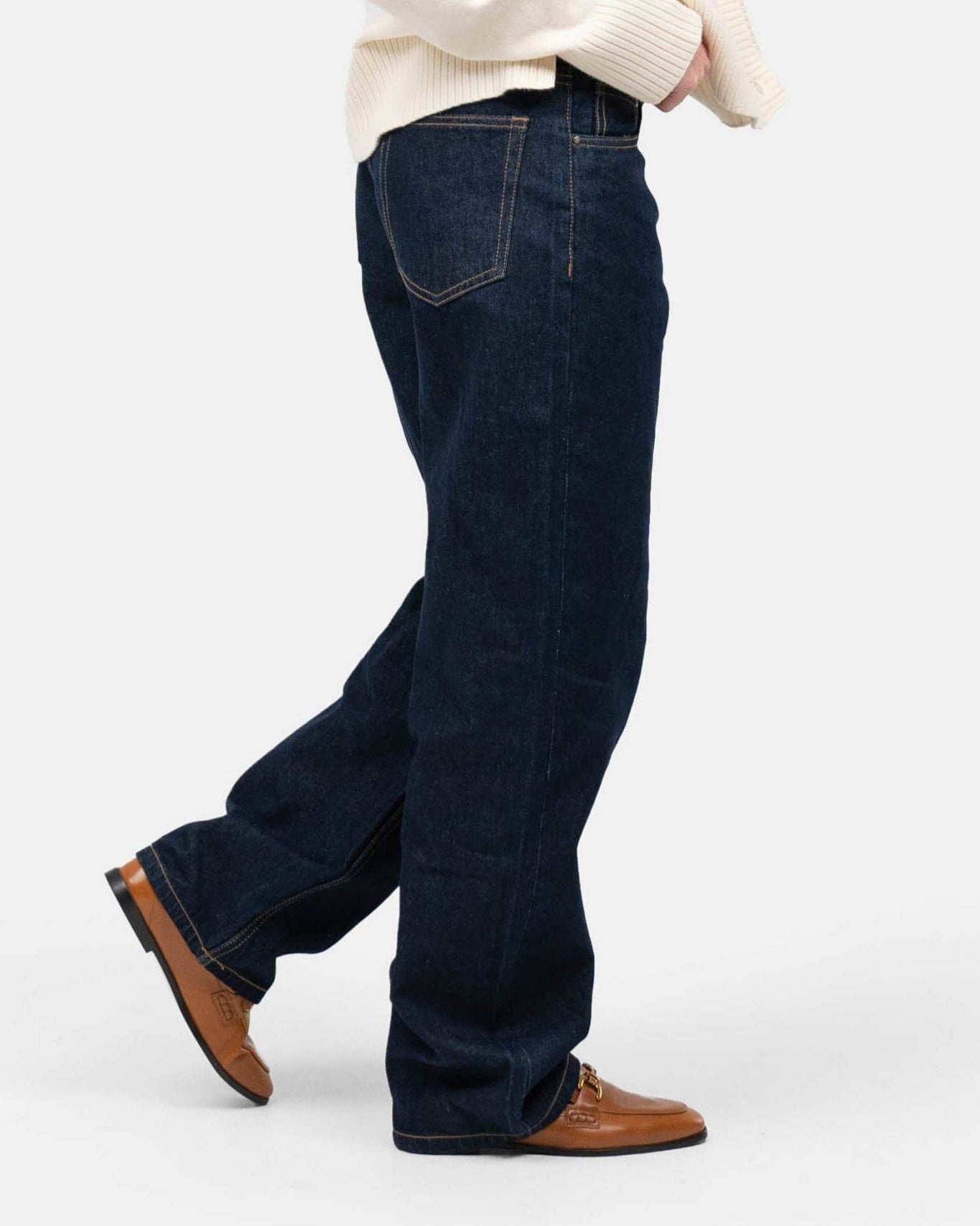 Regular Denim Jeans Indigo