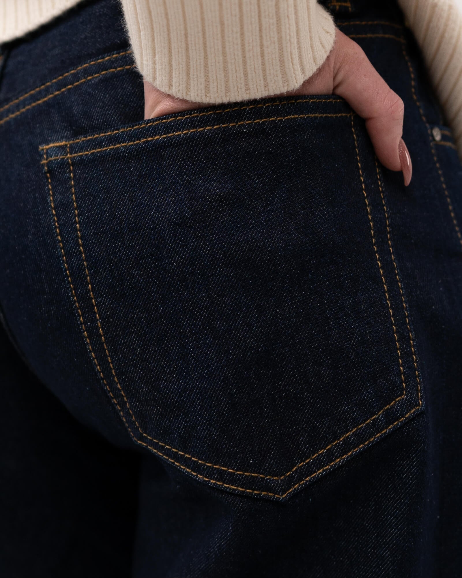 Regular Denim Jeans Indigo