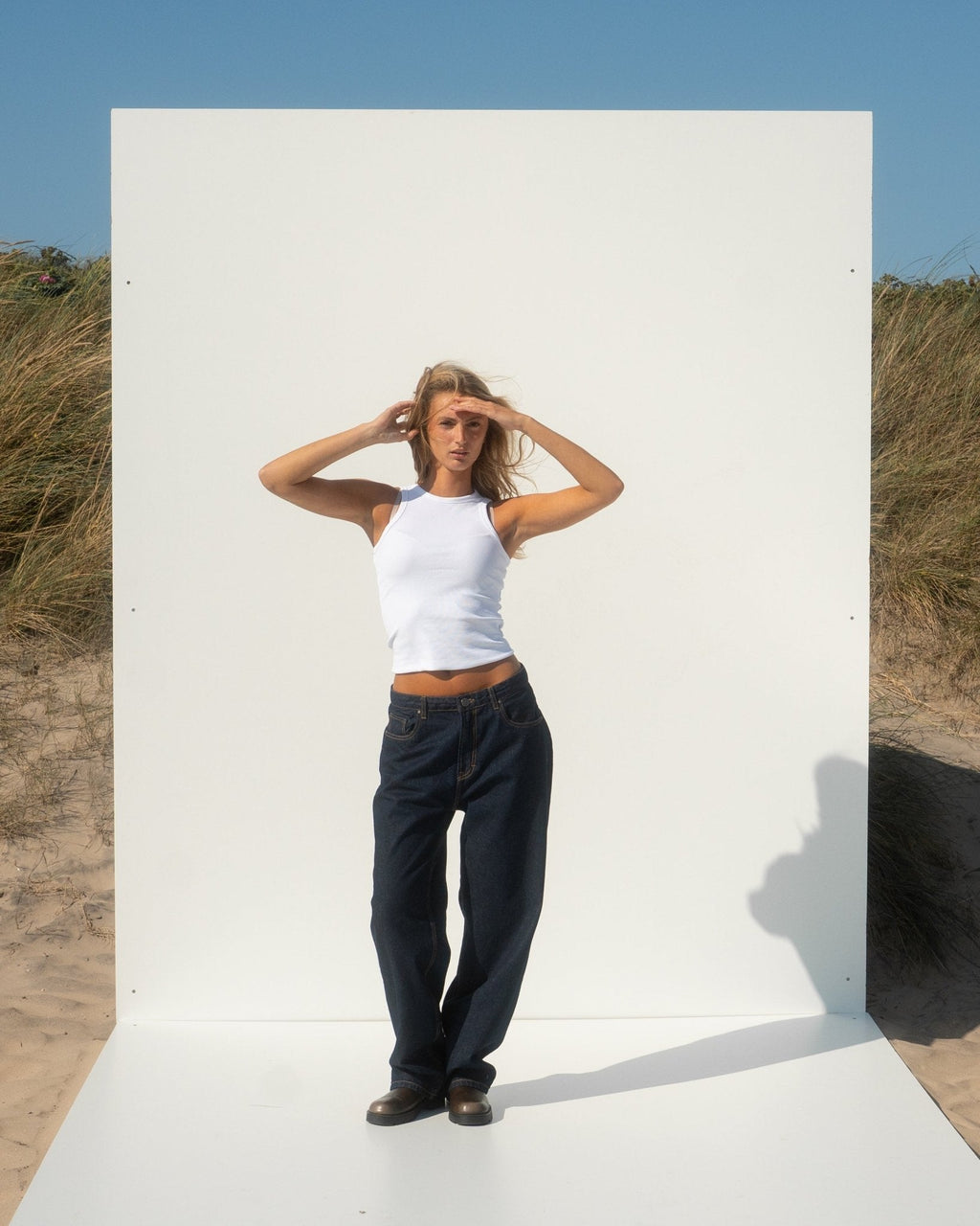 Regular Denim Jeans Indigo