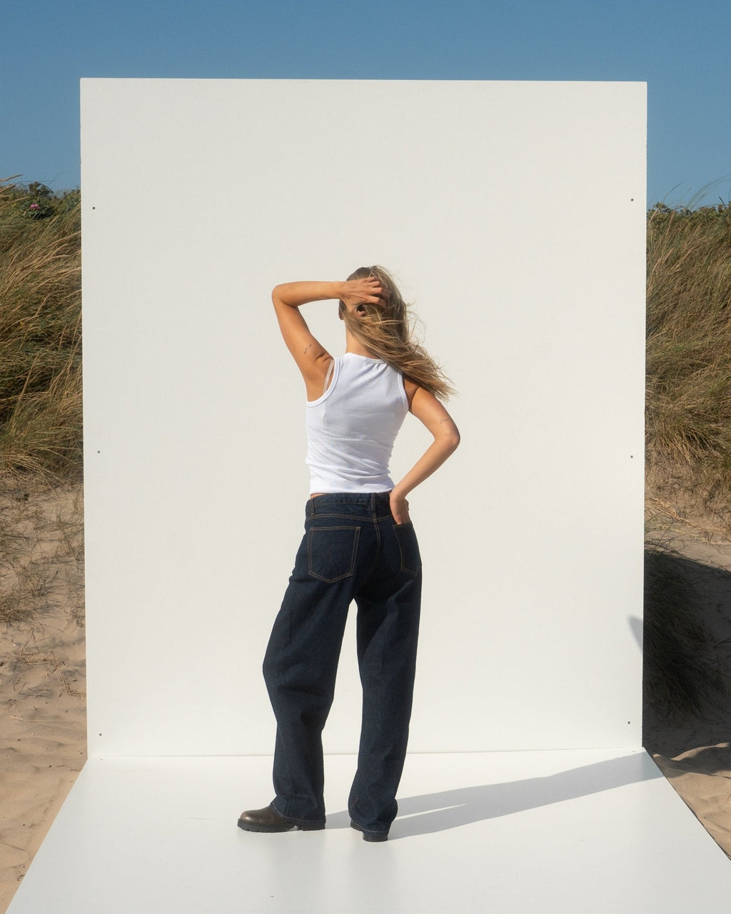 Regular Denim Jeans Indigo