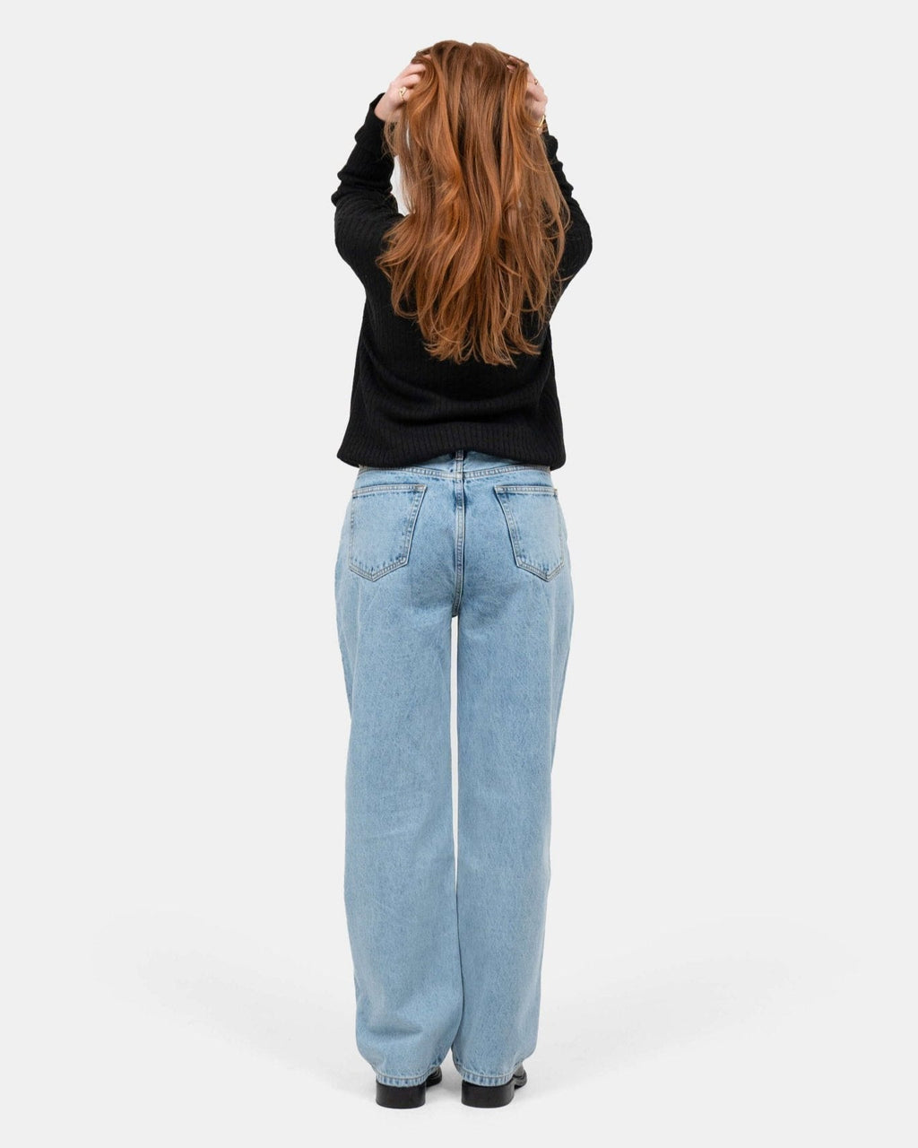 Regular Denim Jeans Light Blue