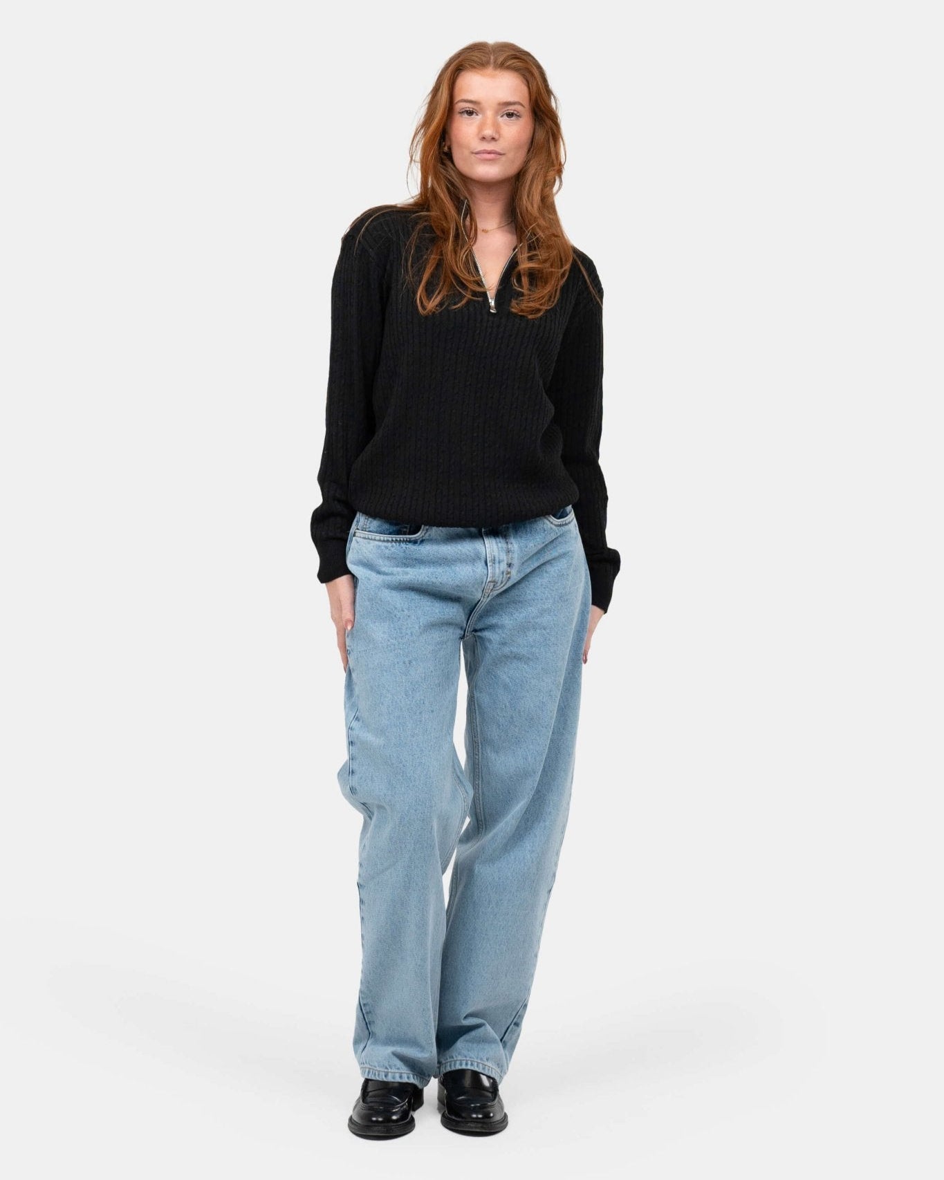 Regular Denim Jeans Light Blue