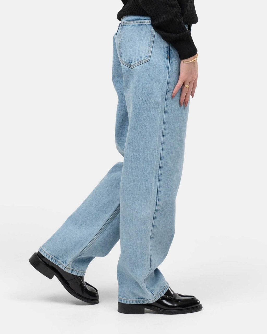 Regular Denim Jeans Light Blue