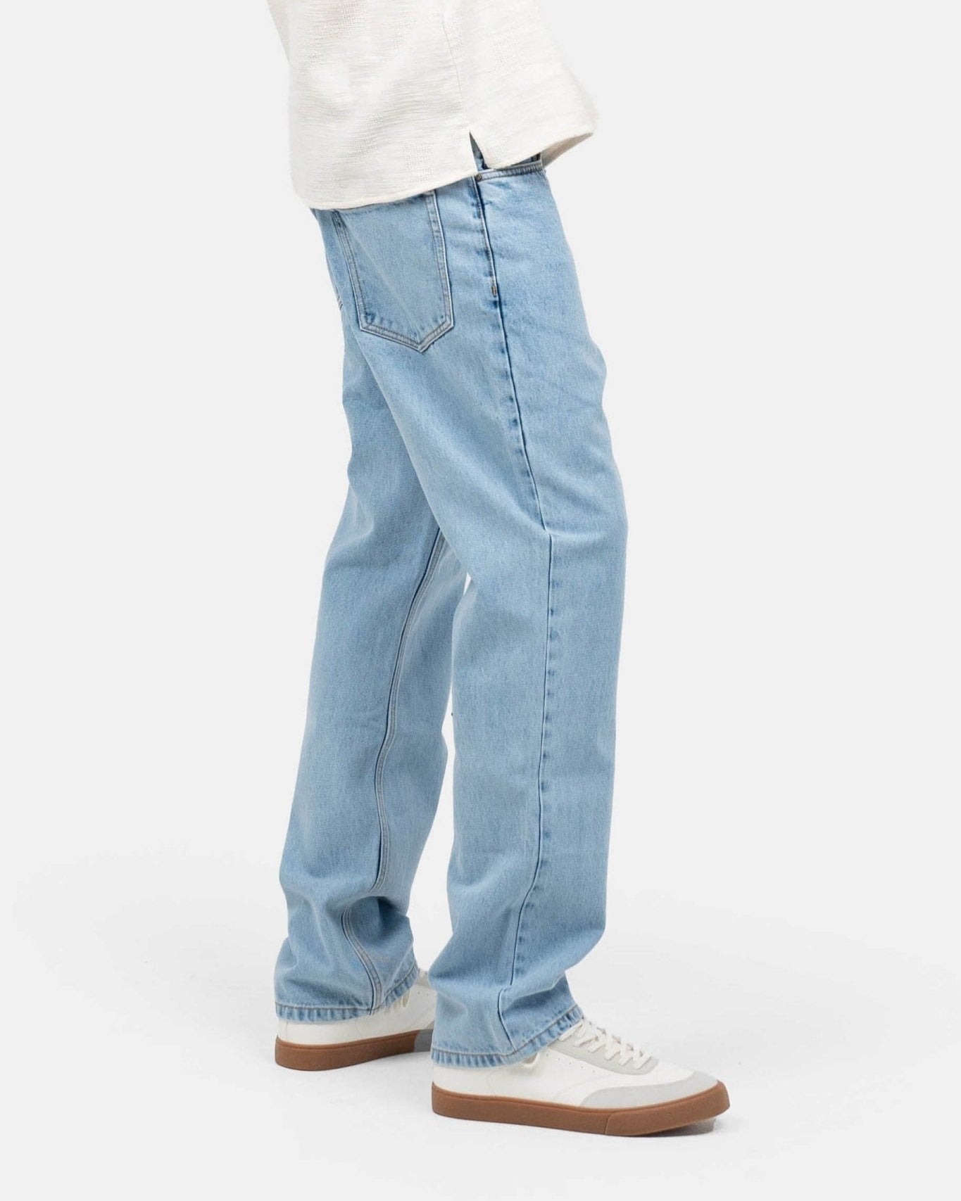 Regular Denim Jeans Light Blue
