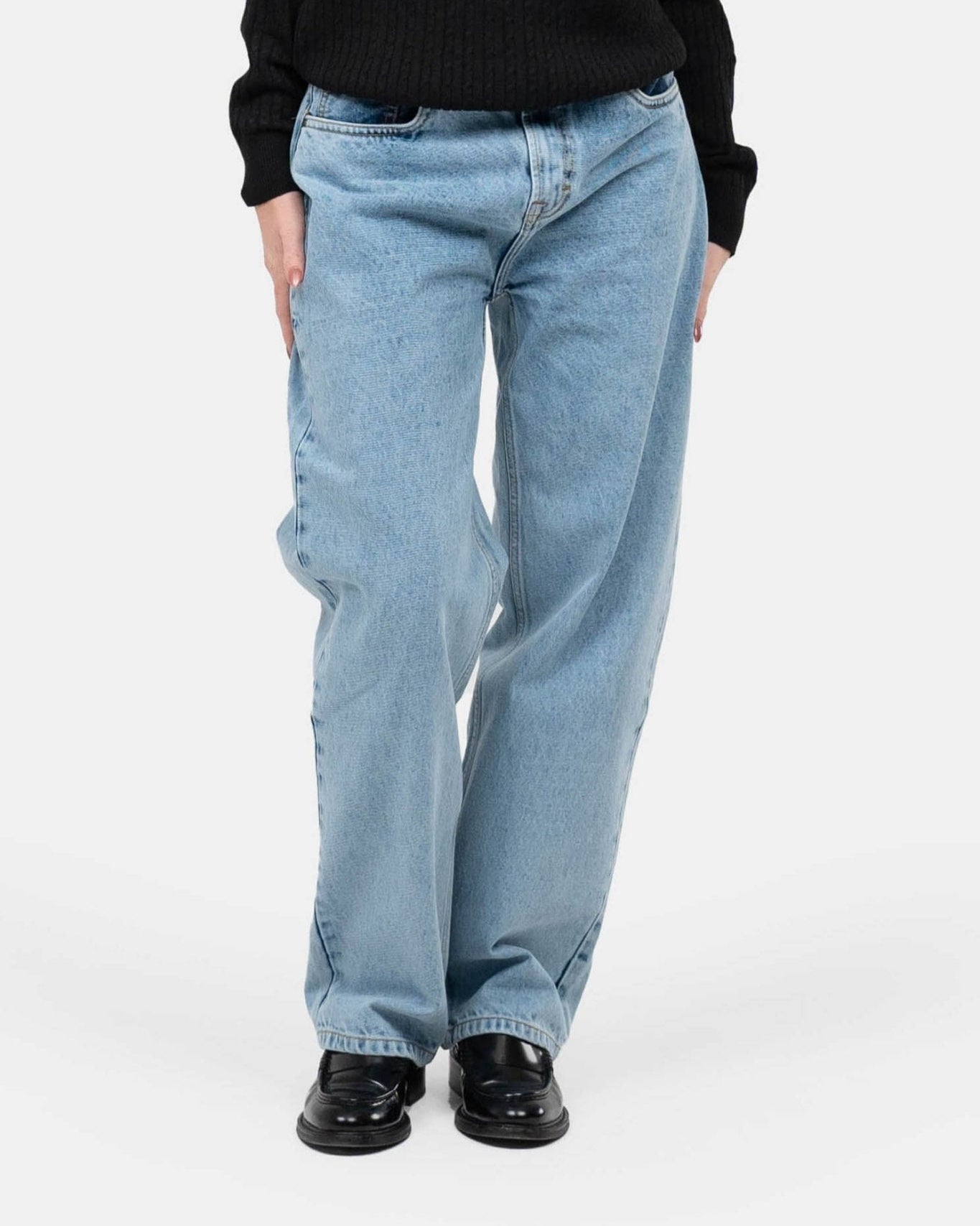 Regular Denim Jeans Light Blue