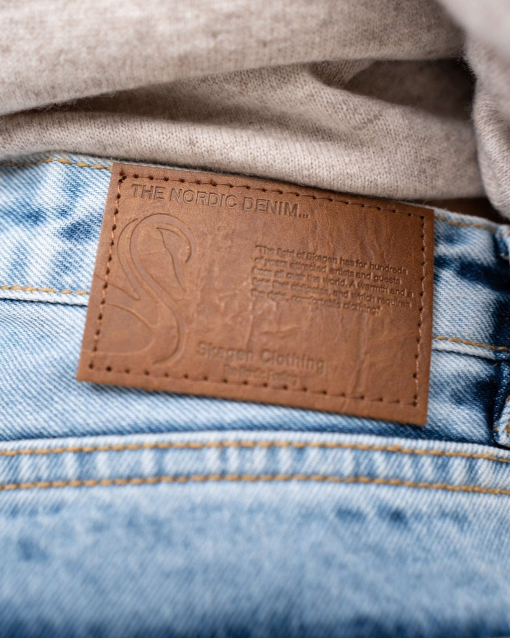 Regular Denim Jeans Light Blue
