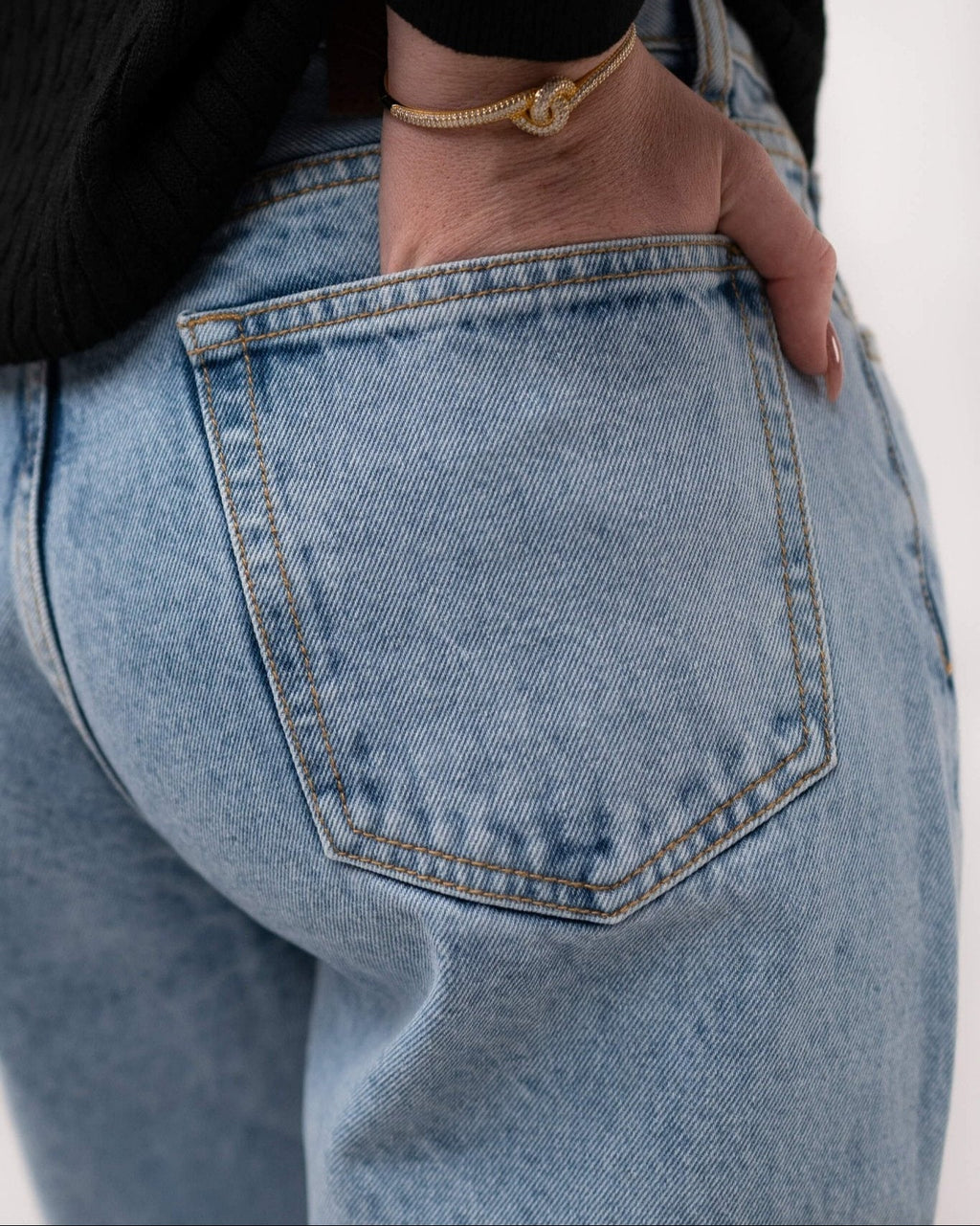 Regular Denim Jeans Light Blue