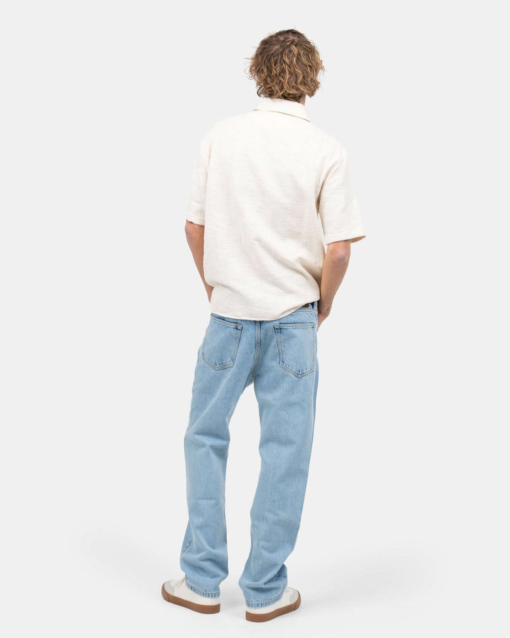 Regular Denim Jeans Light Blue