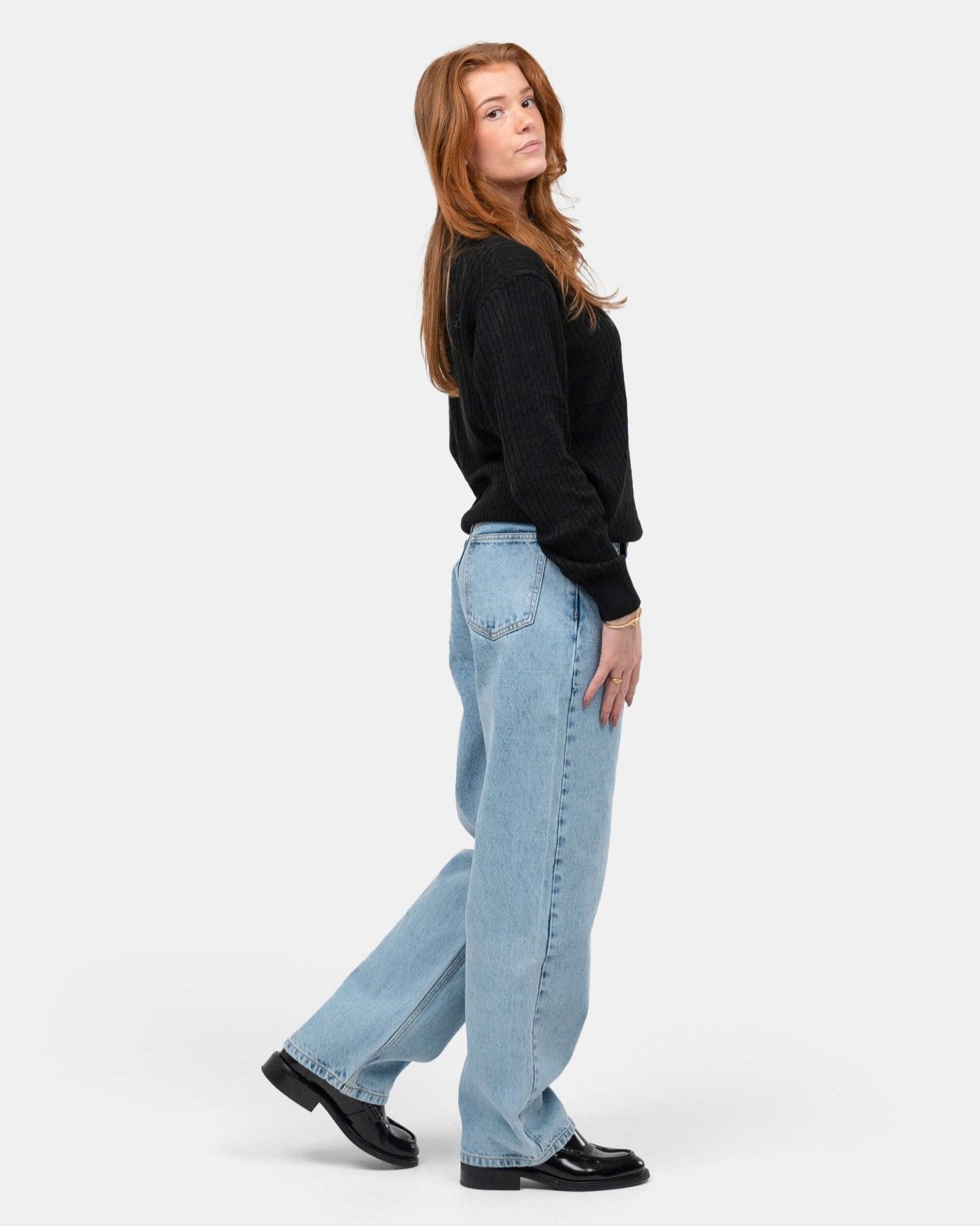 Regular Denim Jeans Light Blue
