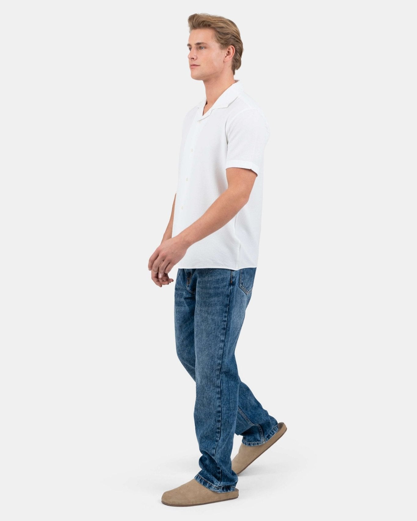 Regular Denim Jeans Mid Blue