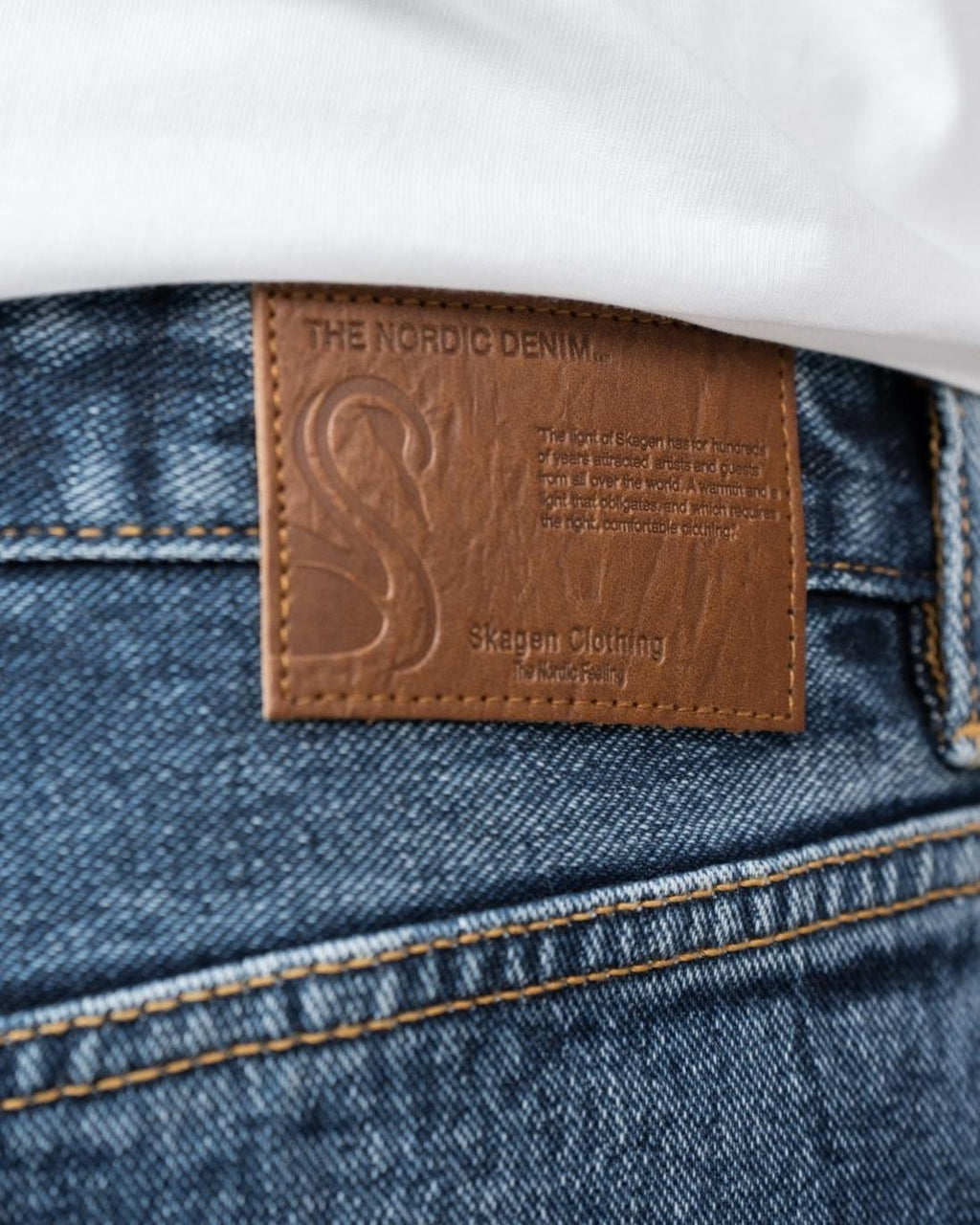 Regular Denim Jeans Mid Blue