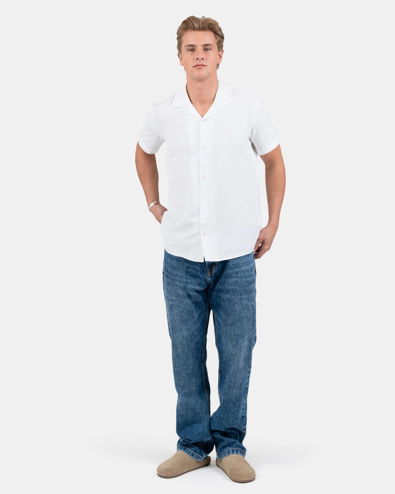 Regular Denim Jeans Mid Blue