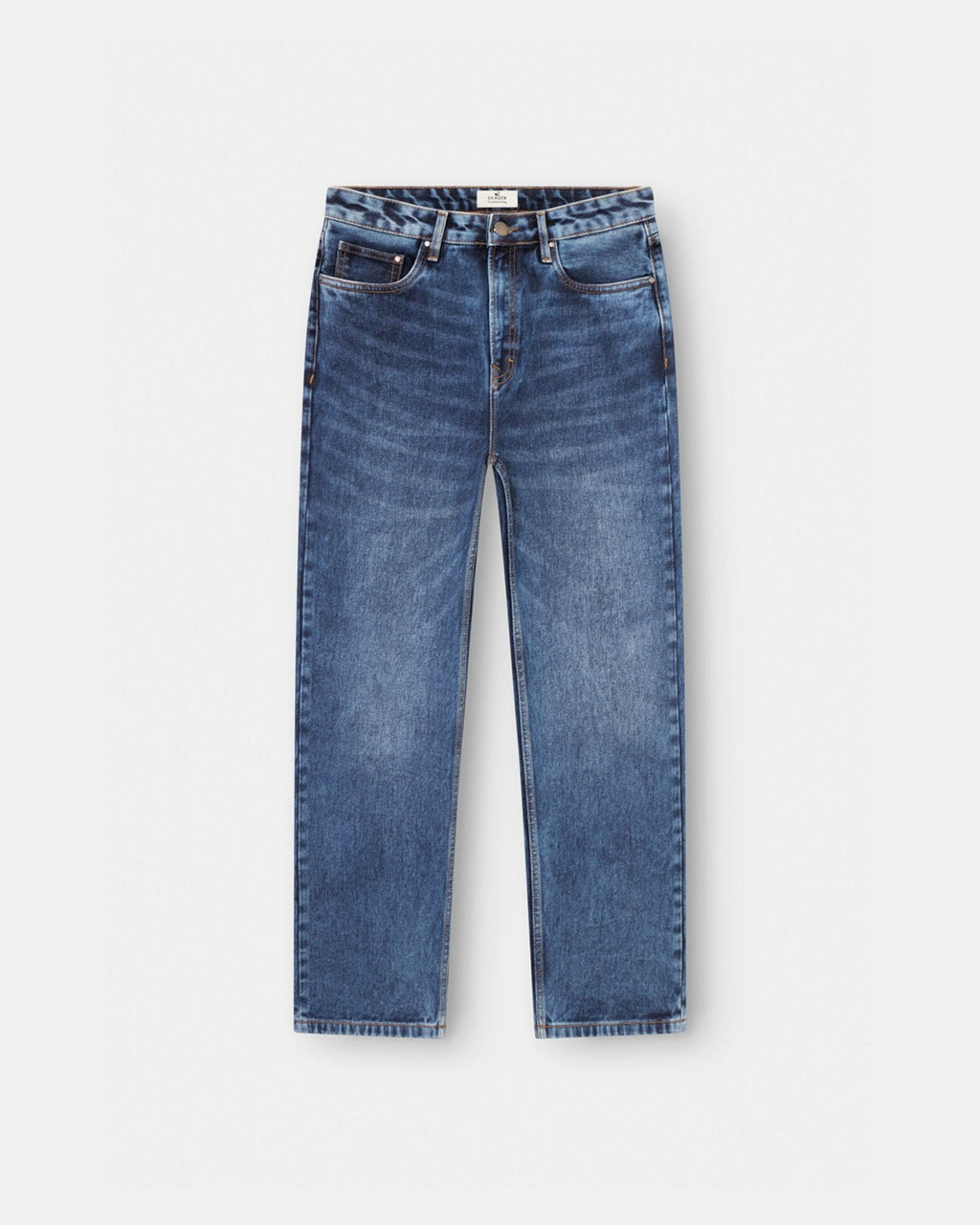 Regular Denim Jeans Mid Blue
