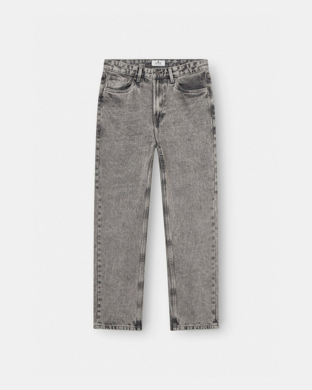 Regular Denim Jeans Washed Grey