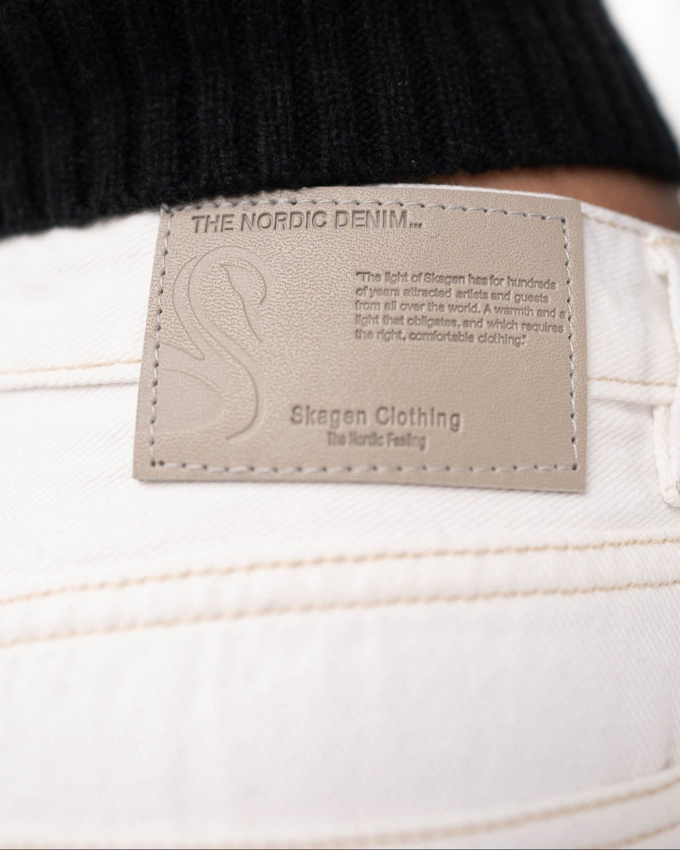 Regular Denim Jeans White