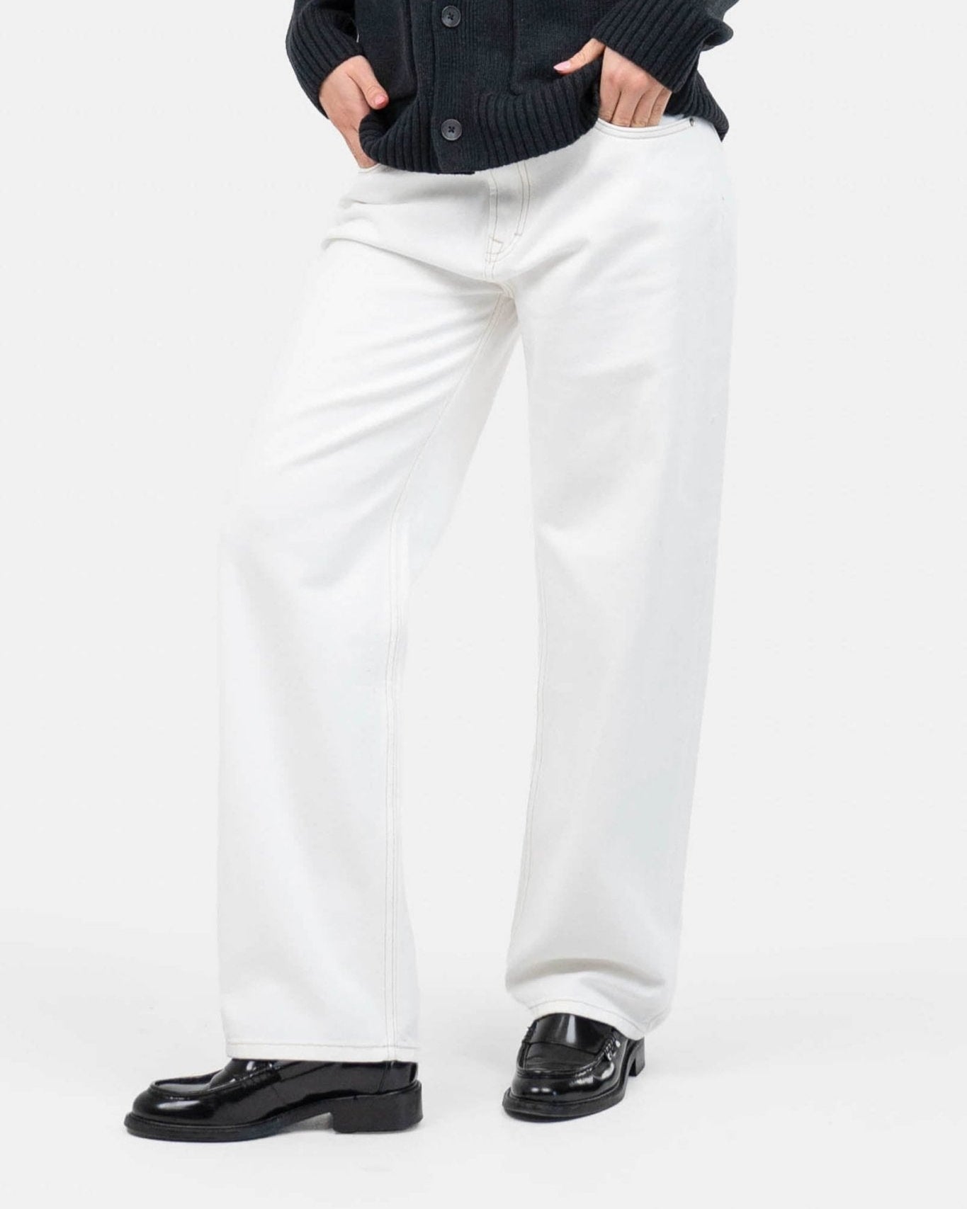 Regular Denim Jeans White