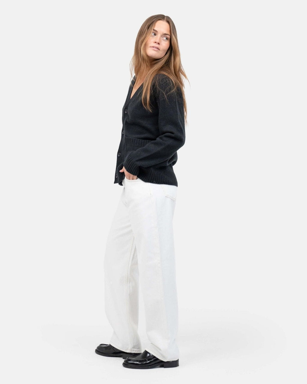 Regular Denim Jeans White