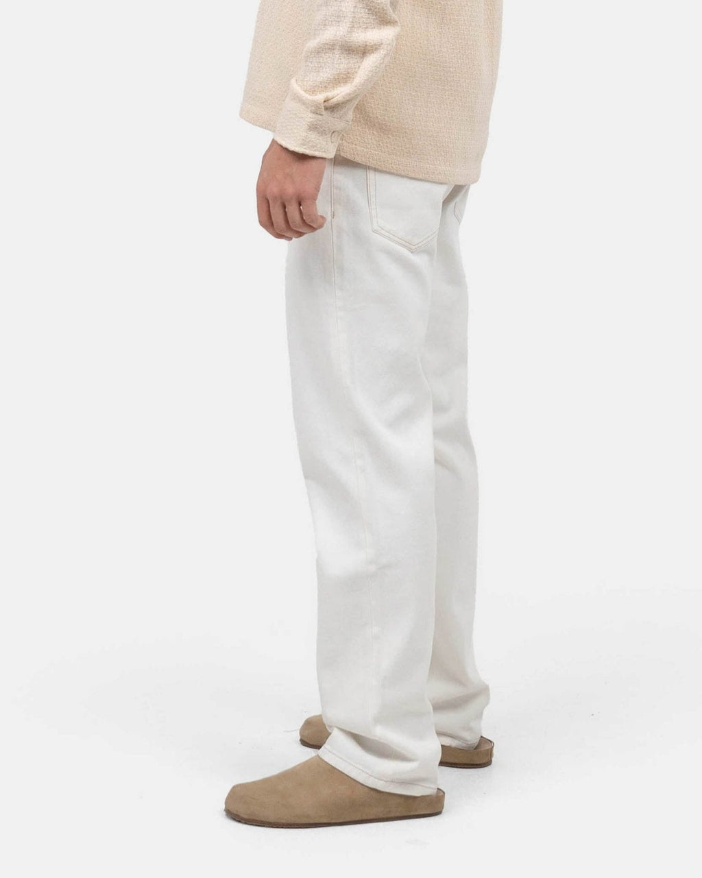 Regular Denim Jeans White