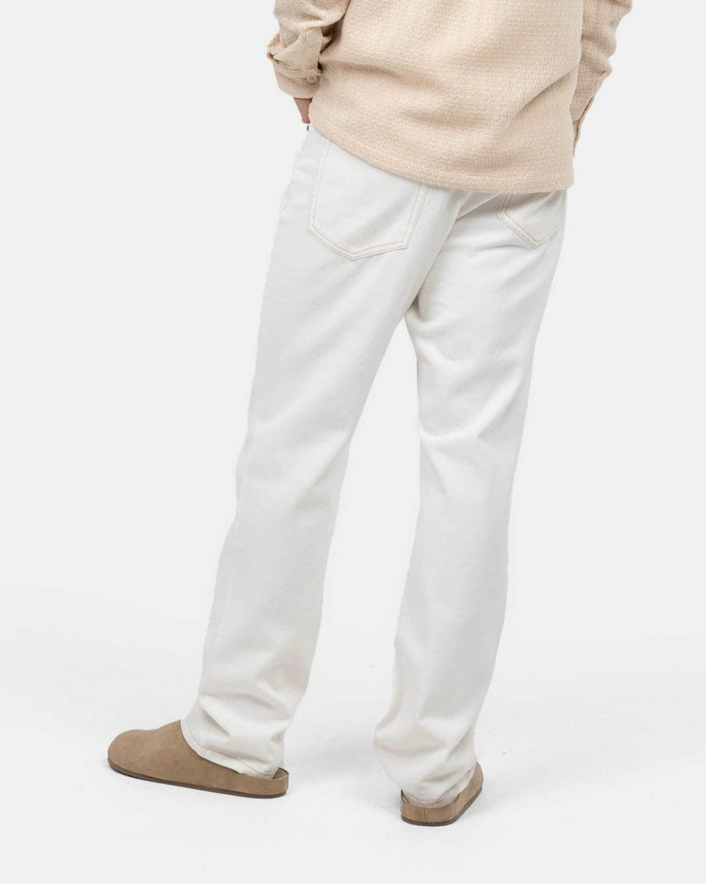 Regular Denim Jeans White