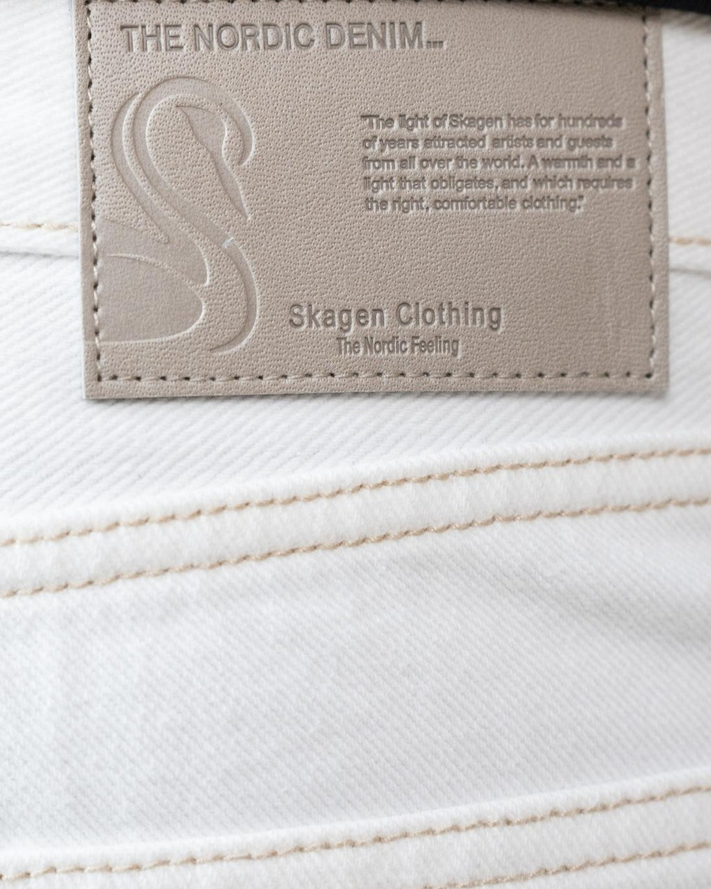 Regular Denim Jeans White