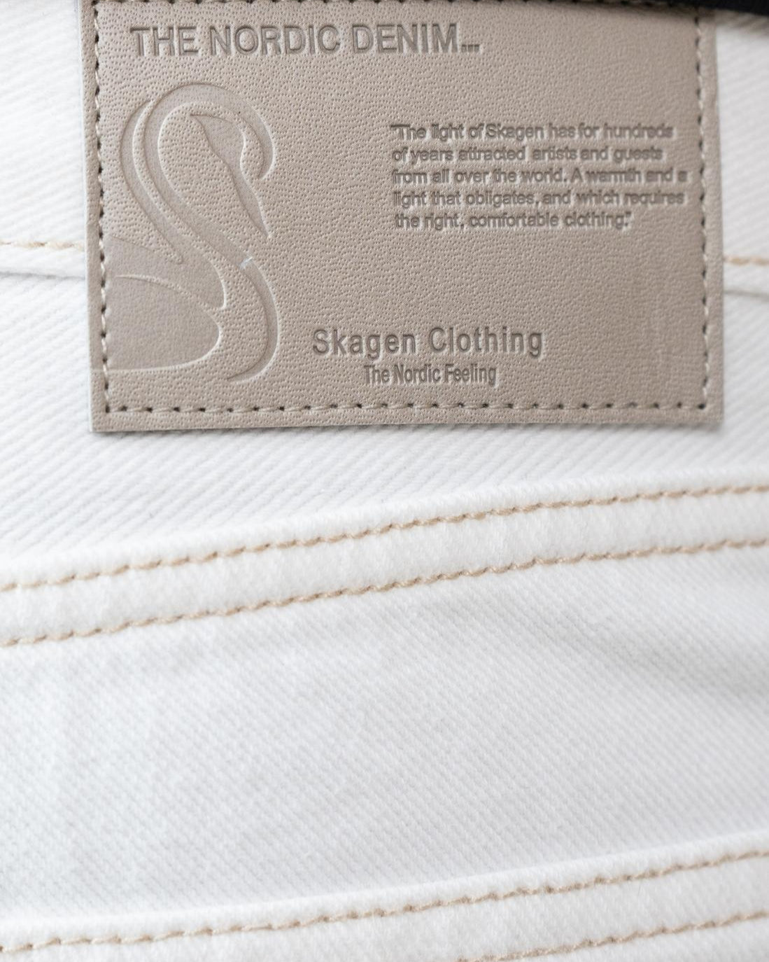 Regular Denim Jeans White