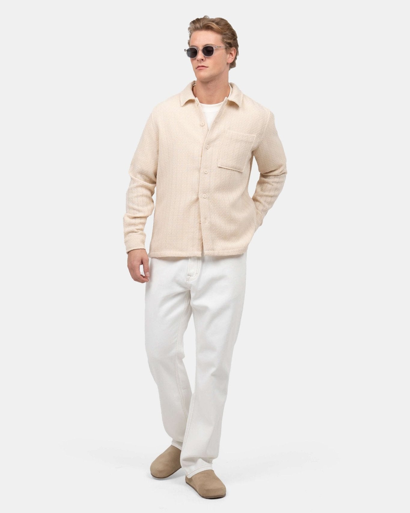 Regular Denim Jeans White