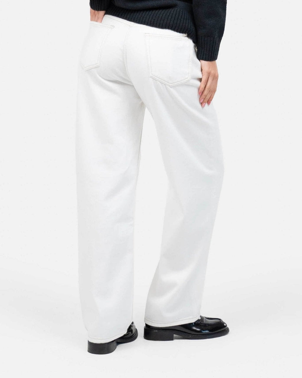 Regular Denim Jeans White