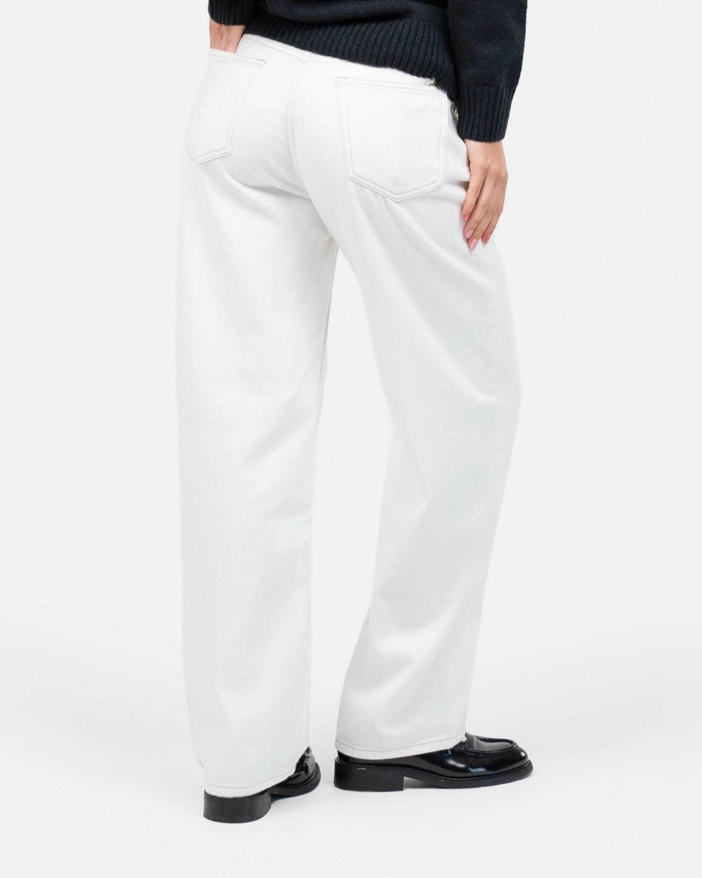 Regular Denim Jeans White