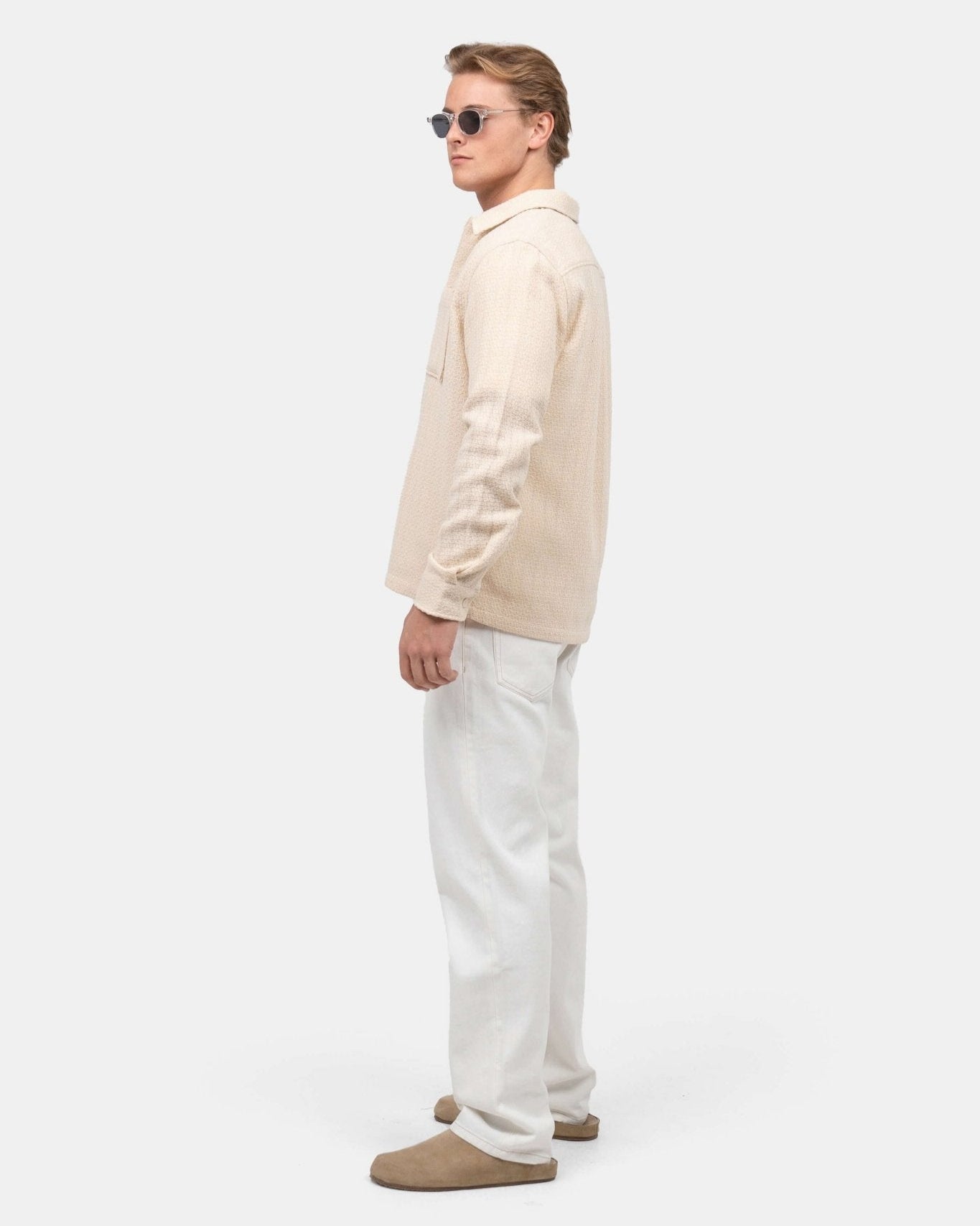 Regular Denim Jeans White