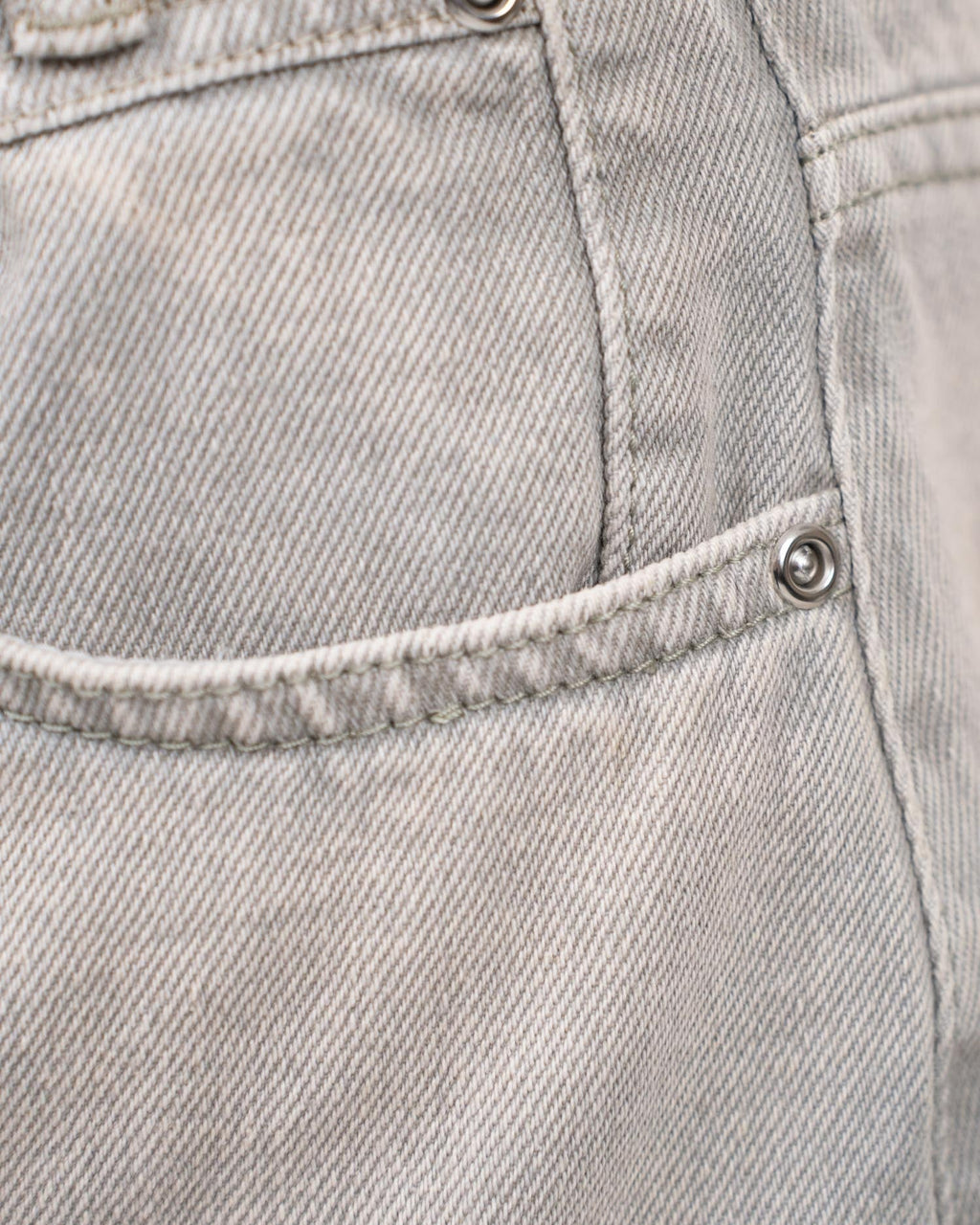 Front Slit Skirt Light Grey