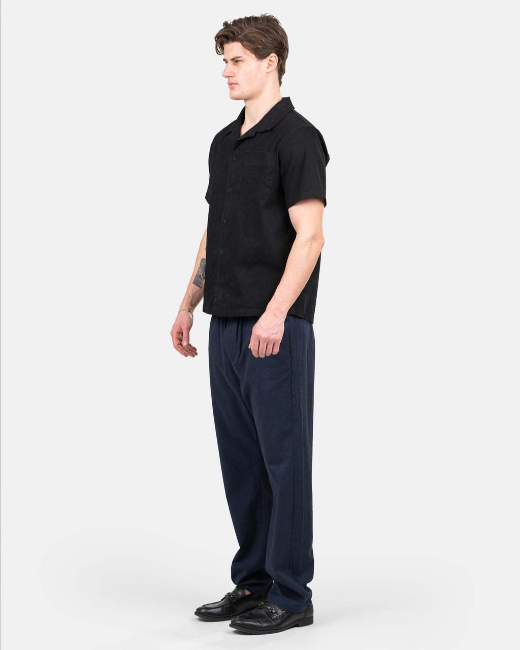 Heavyweight Hørbukser Navy