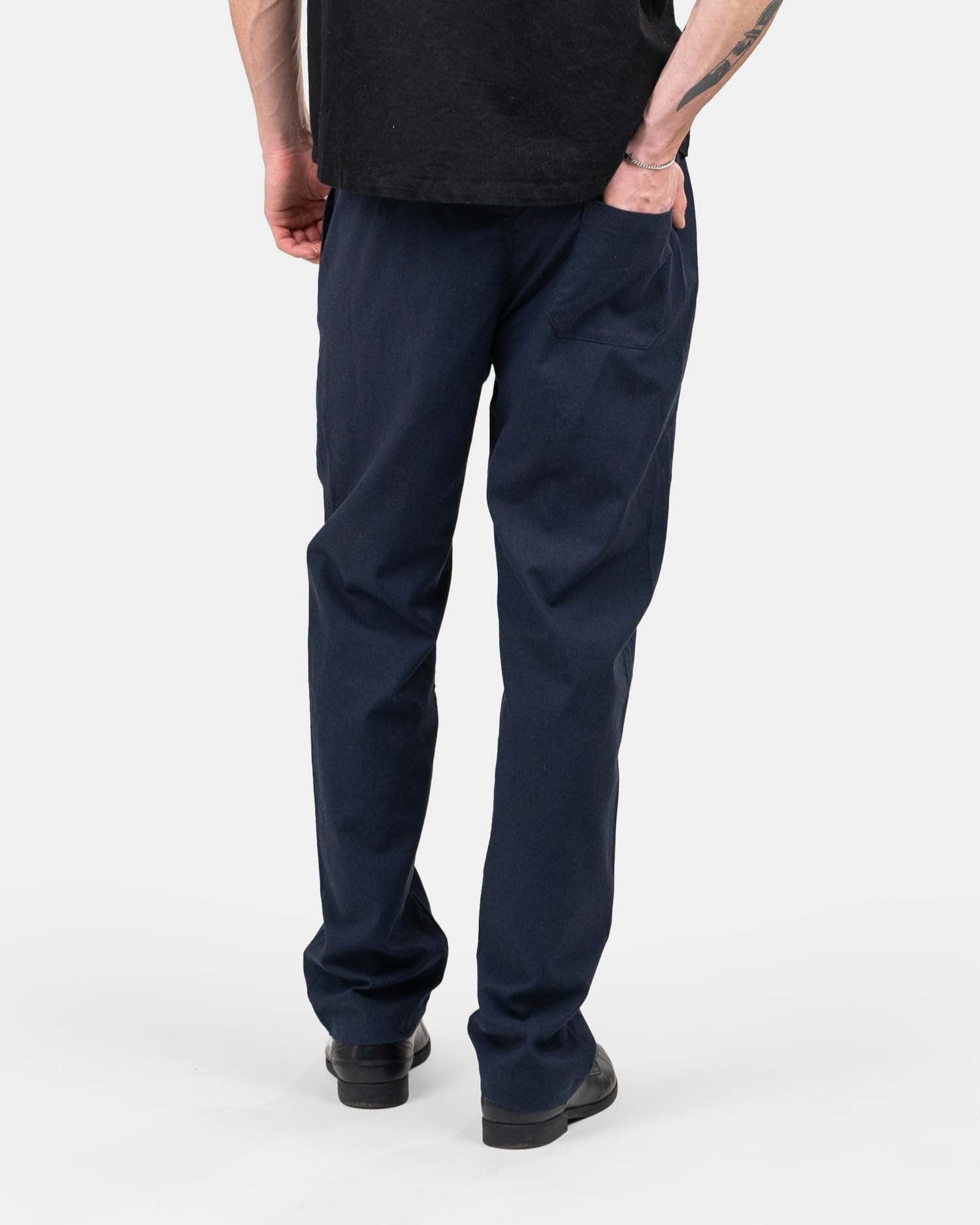 Heavyweight Hørbukser Navy