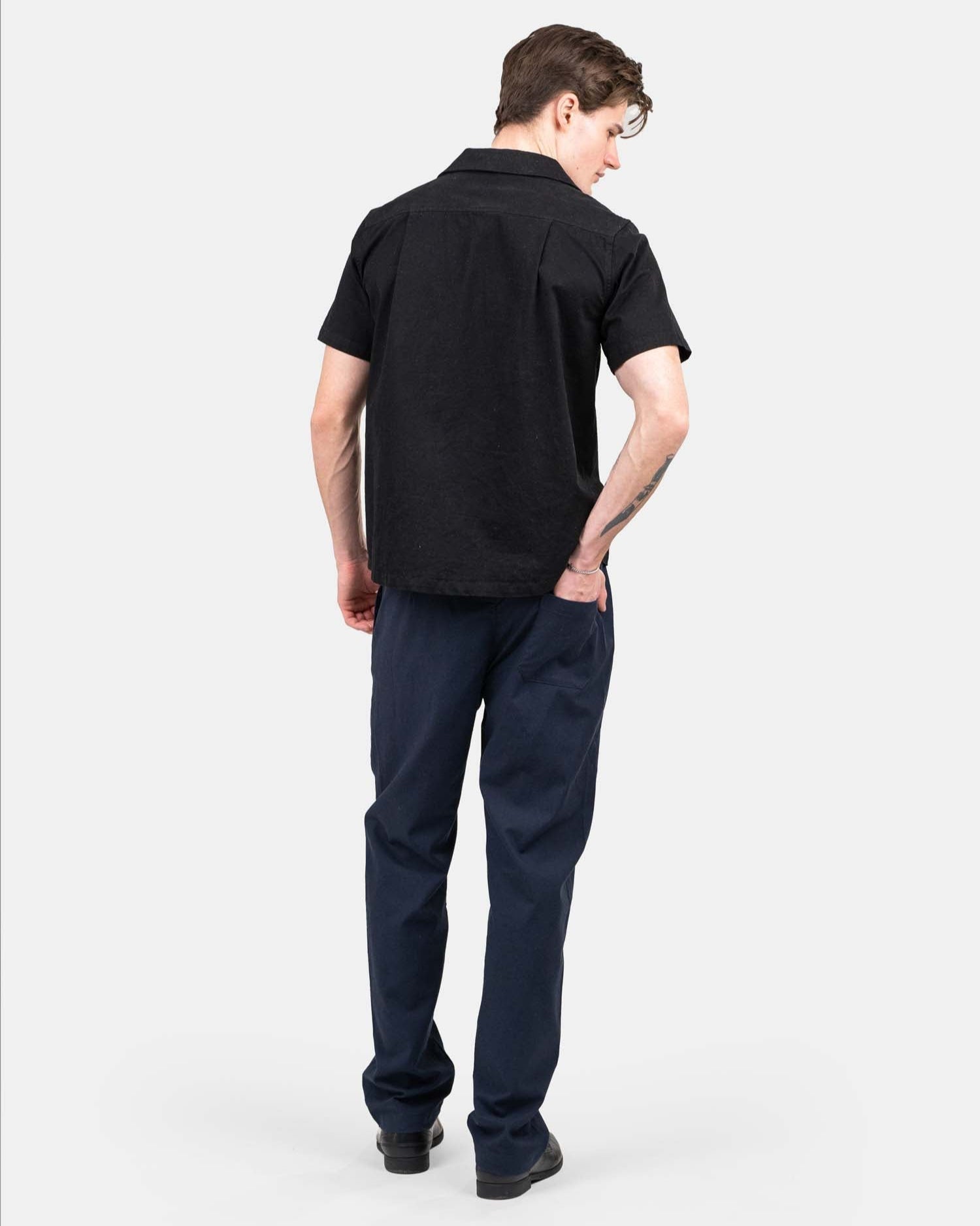Heavyweight Hørbukser Navy