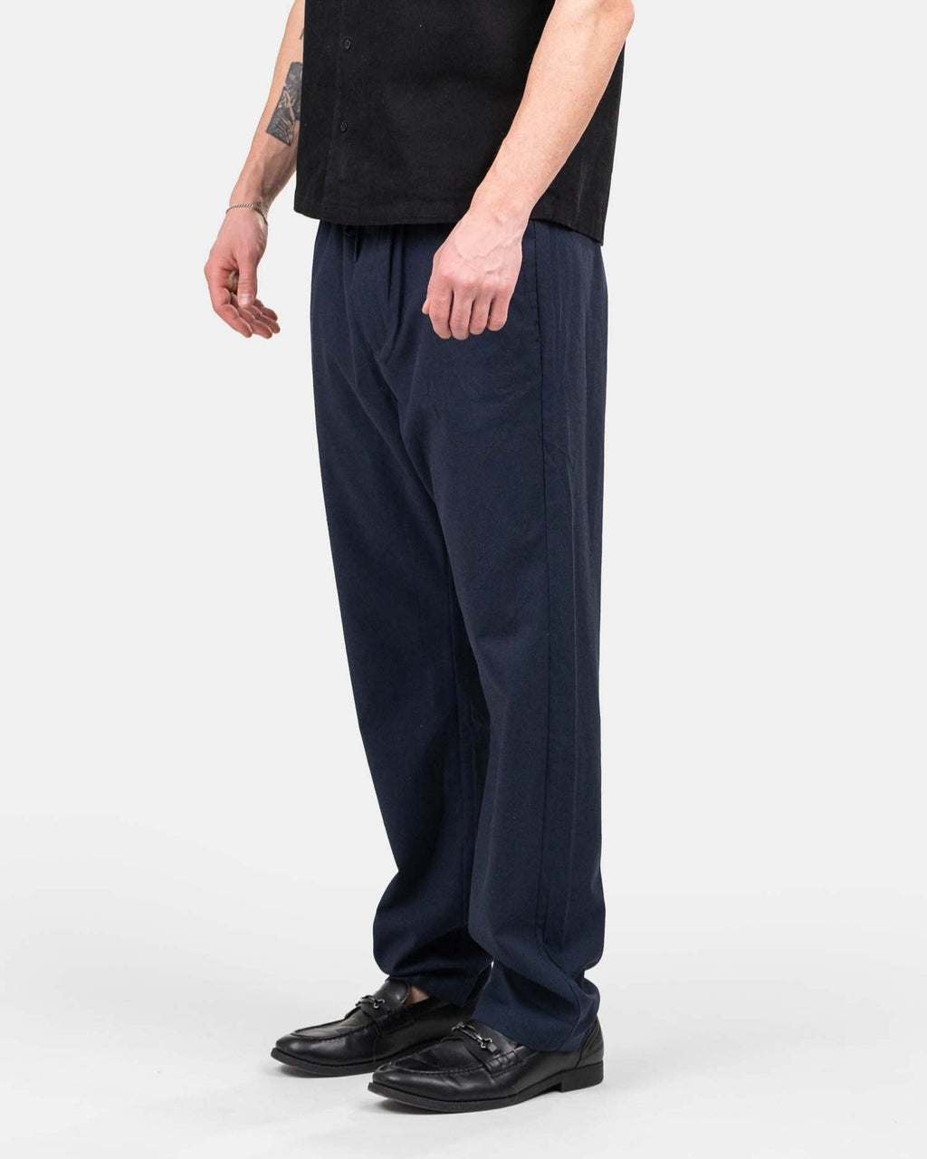 Heavyweight Hørbukser Navy