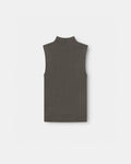Highneck knitted Top Grå