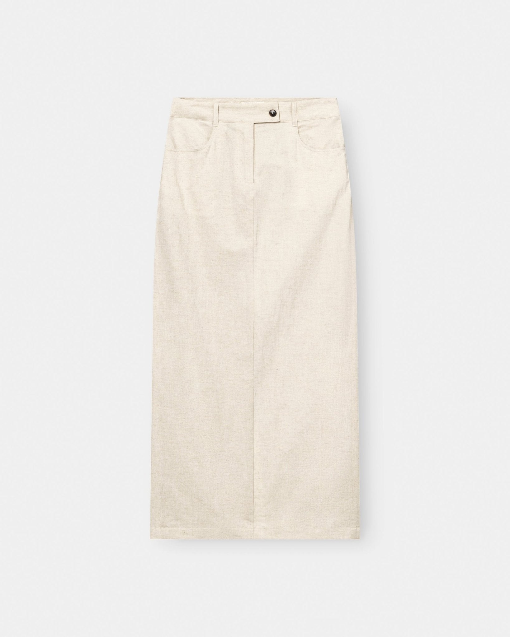 Hør Nederdel Beige
