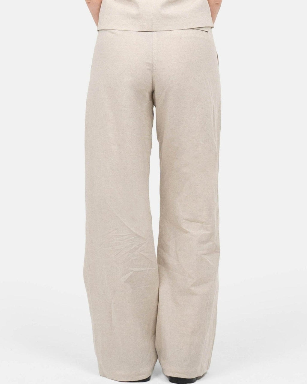 Hør Suitpants Beige