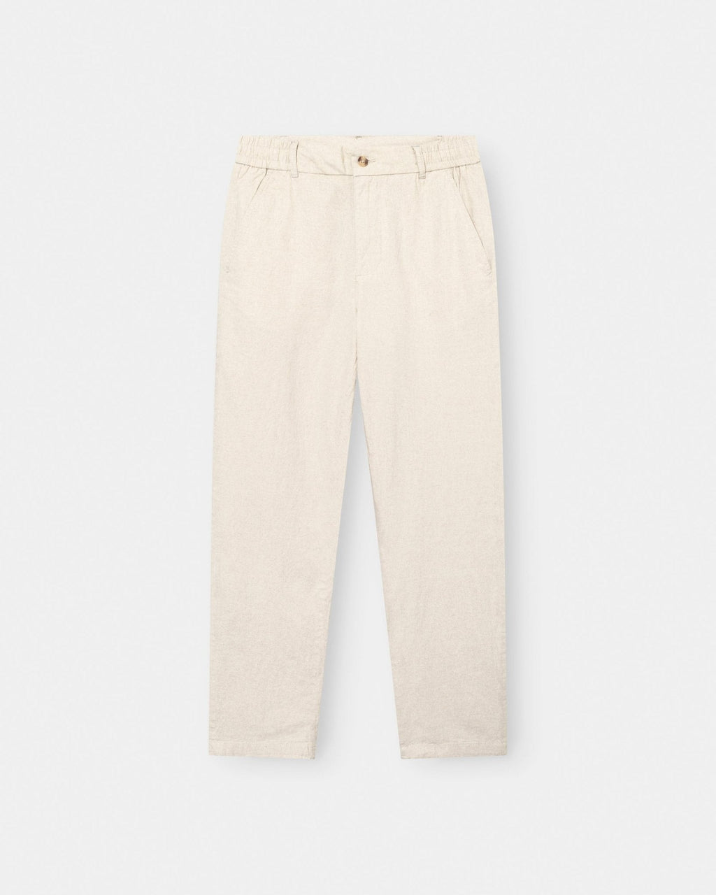 Regular Hørbukser Beige