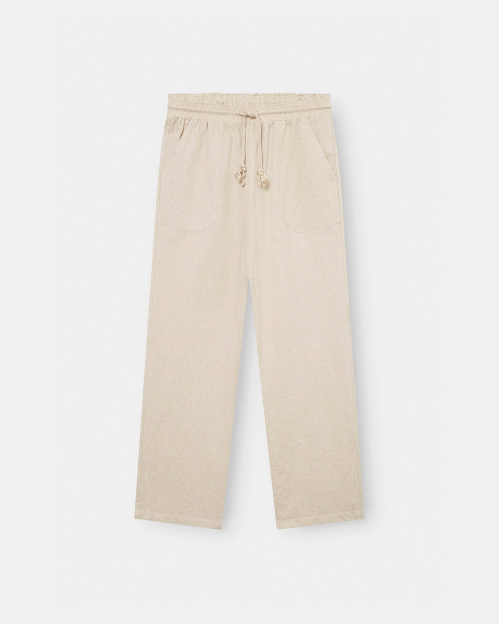 Hørbukser Lavtaljede Beige
