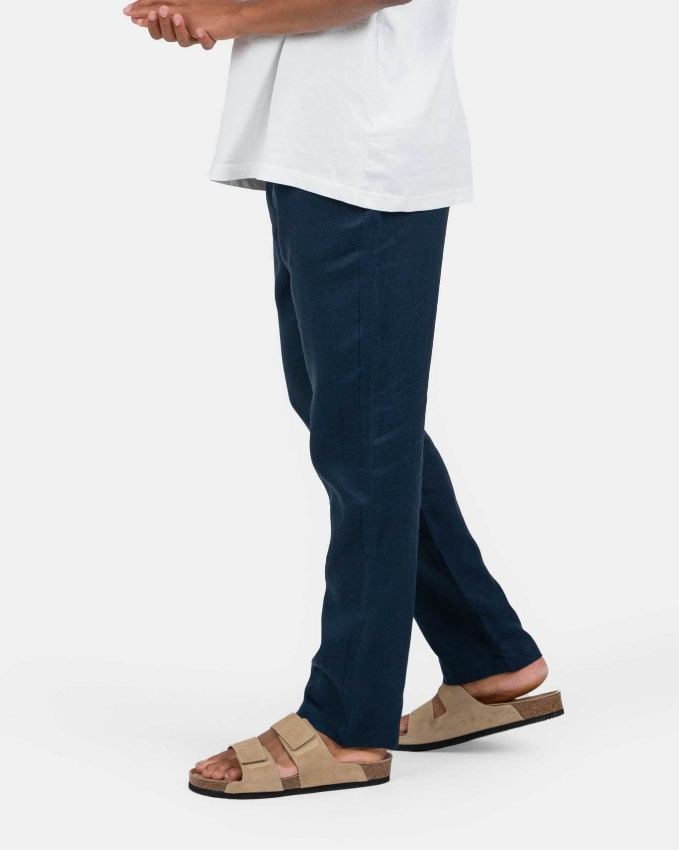 Regular Hørbukser Navy