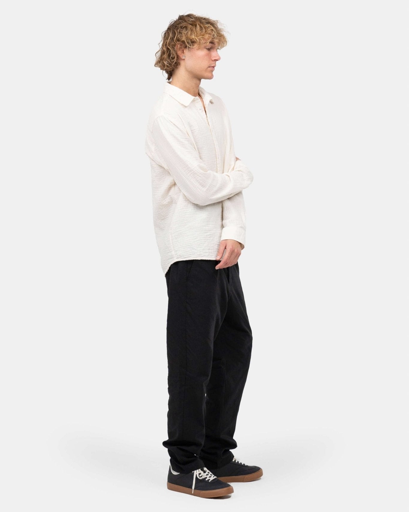 Regular Hørbukser Sort